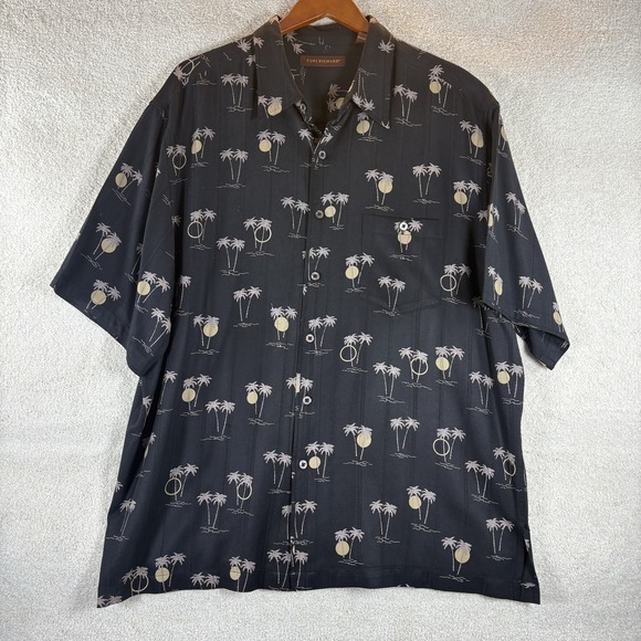 Tori Richard Other - Tori Richard Mens XXL Button Up Palm Tree Print Shirt Vacation Aloha Hawaiian